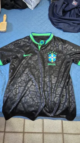 Camisa do Brasil preta copa 2022 rp