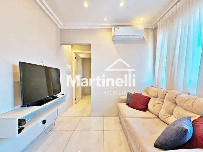 Apartamento mobiliado para locação no Edifício San Pedro, próximo a Avenida Treze de Maio