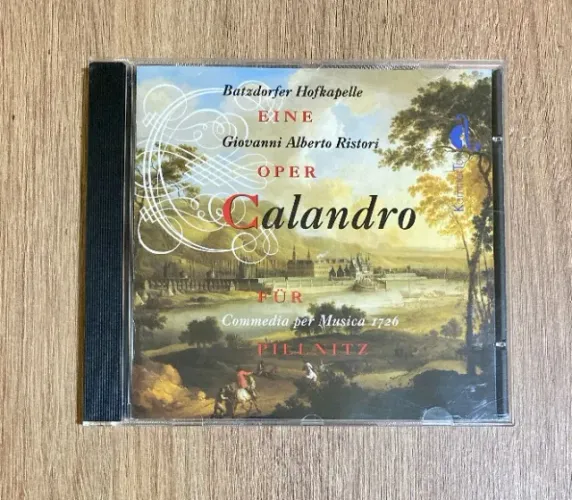 CD da Ópera Barroca Calandro (do italiano Giovanni Alberto Ristori) Made in Germany