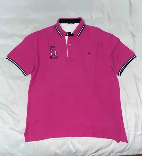 Camisa Polo Brooksfield Original TAM XXL/GGG Magenta