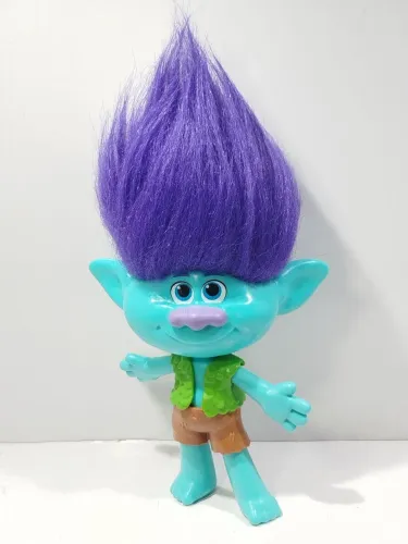 Boneco personagem Tronco Trolls Dream works.