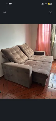 Sofá reclinavel 2m