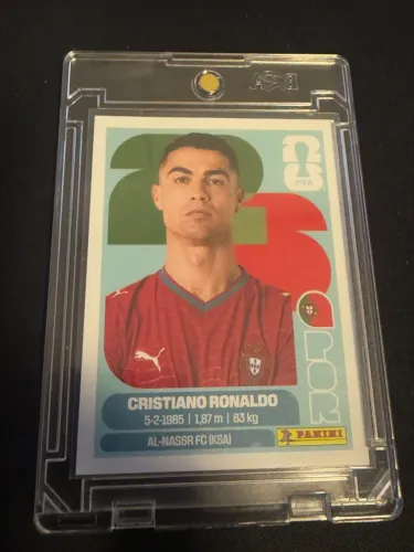 Panini World Cup 2026 - Cristiano Ronaldo CR7 - Borda Branca