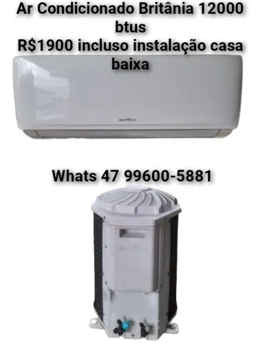 Ar Condicionado Britânia 12000 btus incluso instalação
