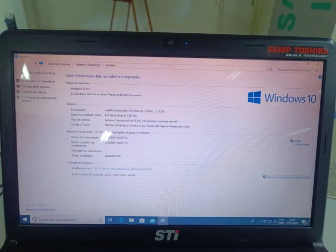 Vendo notbook STI 