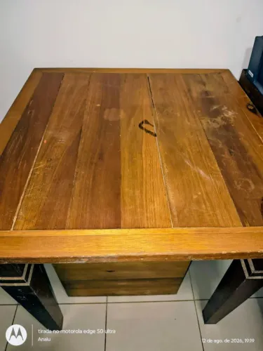 Mesinha madeira maciça rústica