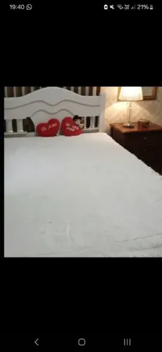Cama Casal Laqueada Branca
