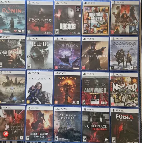Jogos ps5 lacrados