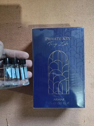 Combo: Armaf Private Key to my e 3 amostras