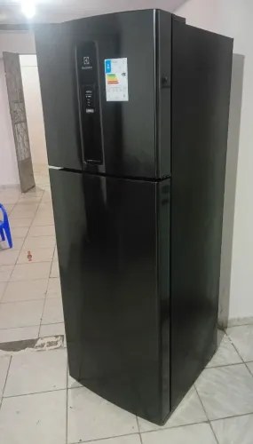 Geladeira Electrolux inox frost free extra