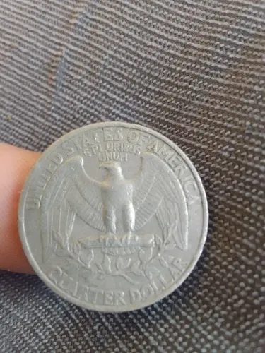 Moeda Rara Quarter Dollar 1977