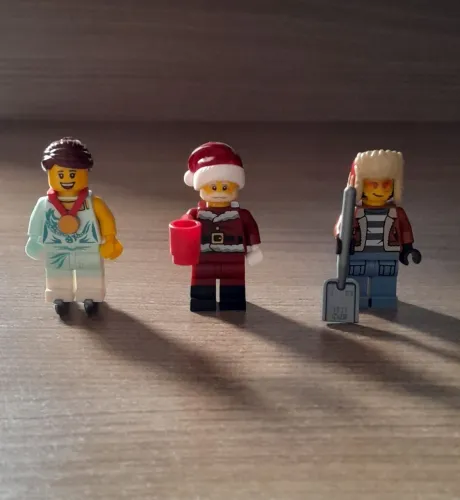Minifiguras Lego Originais BAM temática Inverno/Natal