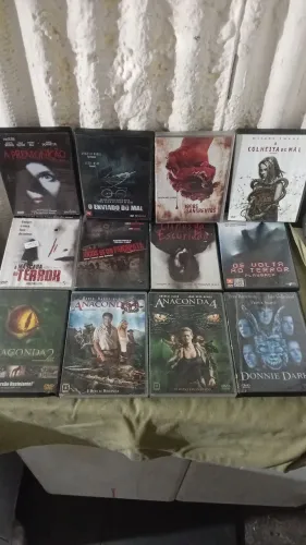 LOTE 12 DVDS DE TERROR