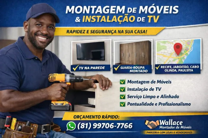 MONTADOR DE MÓVEIS E INSTALAÇÃO