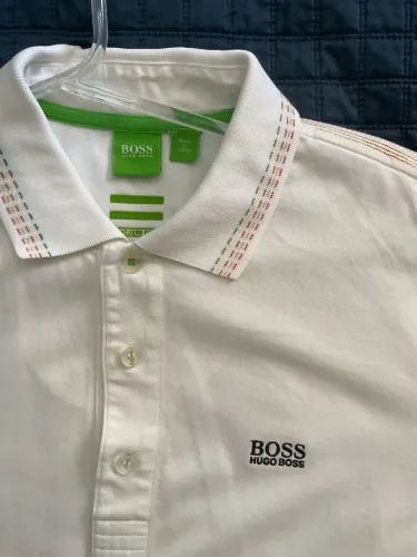 Blusa Polo Hugo Boss Branca Masculina Original