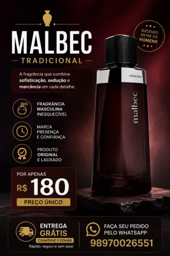 Perfume Malbec tradicional
