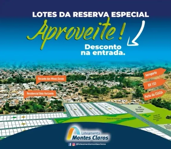 Vendo Lote a prestação no Loteamento Montes Claros Goiânia GO