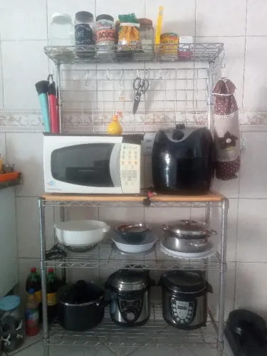 Estante Aramada Multiuso Cromada - Usada