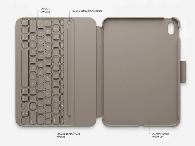 Capa teclado logitech para iPad 10/11