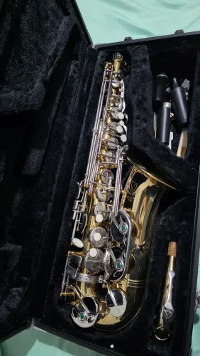 Saxofone Alto Eagle SA 500 laqueado