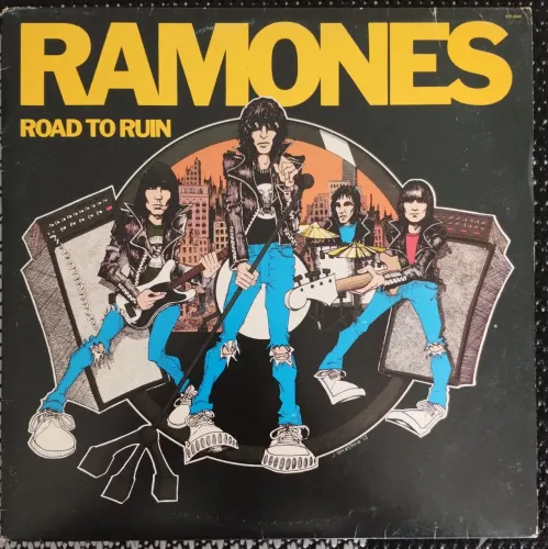 LP Disco de Vinil Ramones - Road To Ruin - Punk Rock The Clash Sex Pistols Dust RARO CBGB