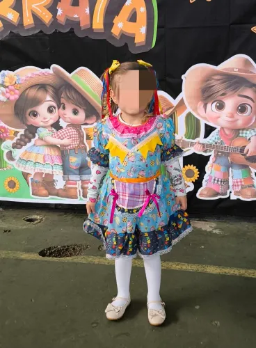 VESTIDO FESTA JUNINA JULINA