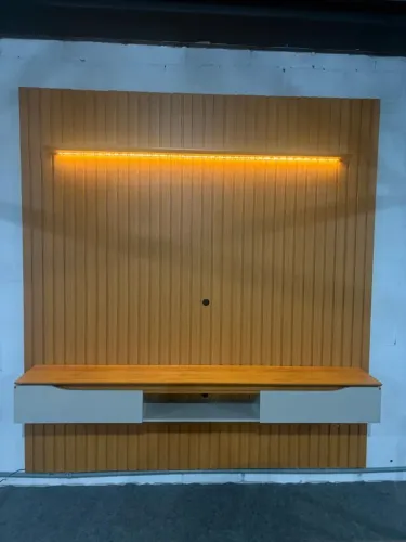 Painel Ripado com LEd 2,23cm