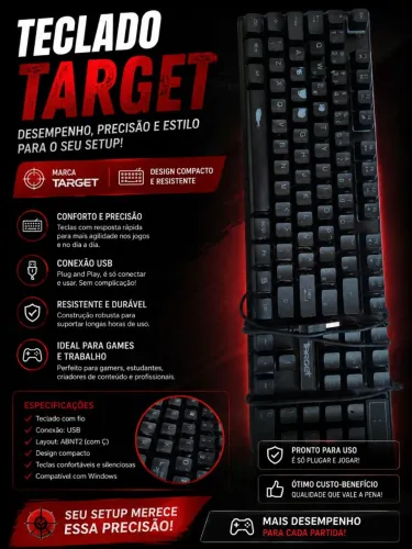 Teclado barato TARGET