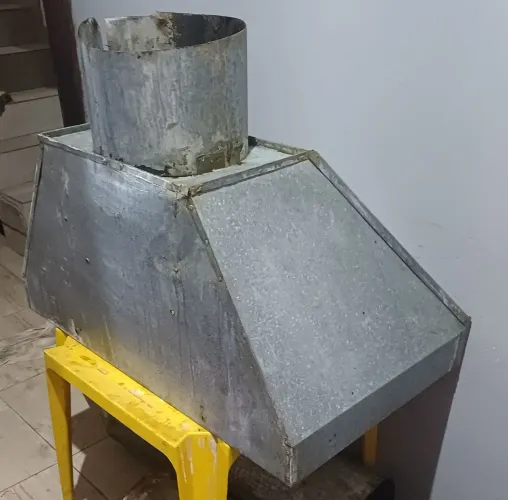 Coifa Industrial com exaustor, barato.
