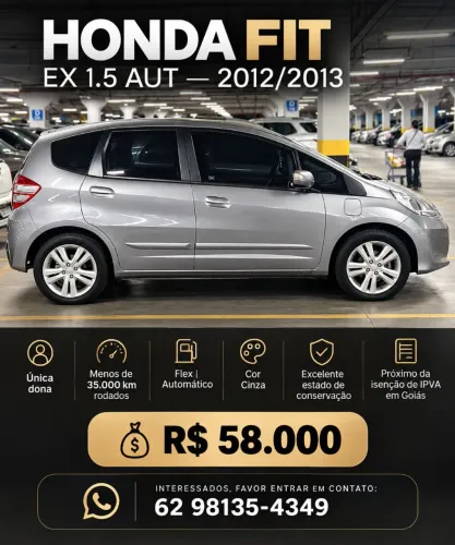 Honda Fit Ex/s/ex 1.5 Flex/flexone 16V 5P Aut. 2013