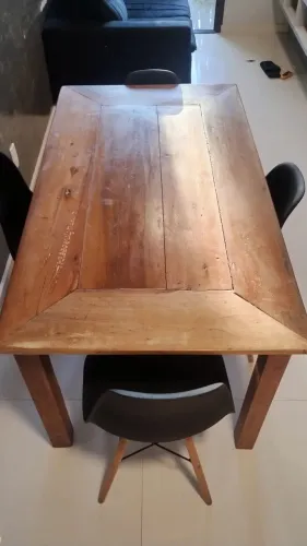 Mesa de madeira de demolição ...valor negociável