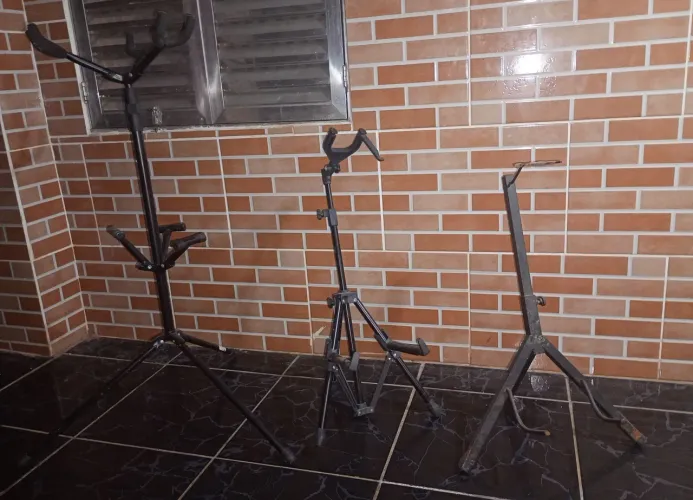5 suportes de instrumentos triple