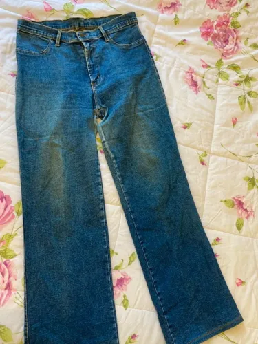 Calça Jeans Reta Tamanho 50 Plus Size