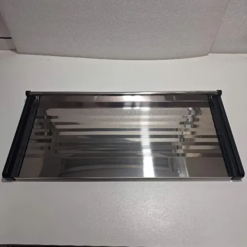 Bandeja de servir Grande 50cm em Aço inox ou Porta Copos