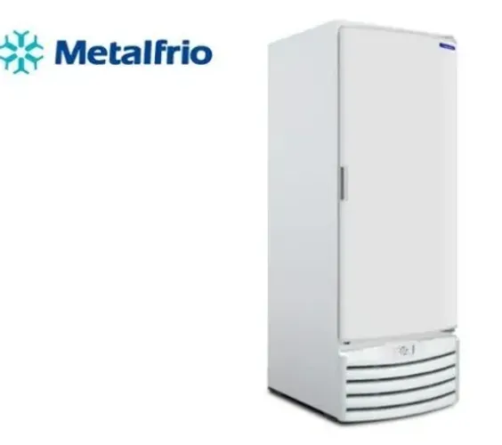 Freezer Vertical Metalfrio 539L 1 Porta Tripla Ação Branco 