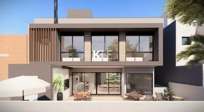 Casa de alto padrão em Bom Abrigo com arquitetura contemporânea e tecnologia para mais con
