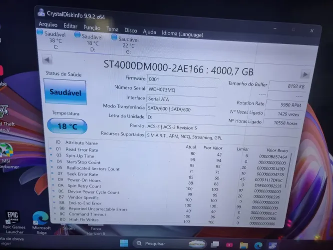 Hd 4 terá seagate