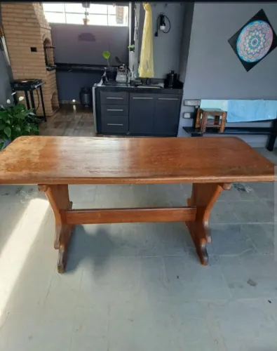 Mesa Madeira Maciça Natural