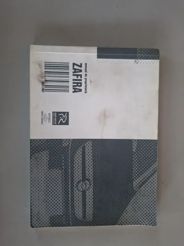 Manual do proprietário Zafira - Original