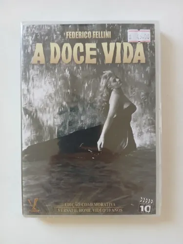 DVD A DOCE VIDA LACRADO - VERSÁTIL EDIÇÃO COMEMORATIVA - FEDERICO FELLINI - LA DOLCE VITA