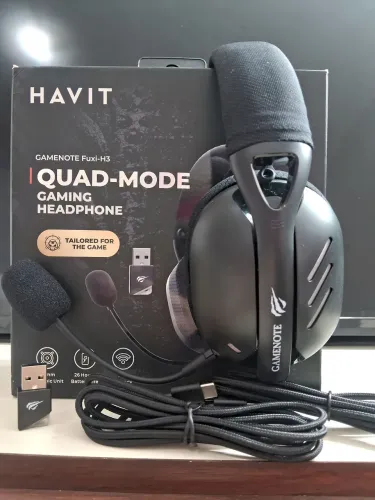 ? HEADSET GAMER HAVIT FUXI-H3 BLACK ? NOVO NA CAIXA!!