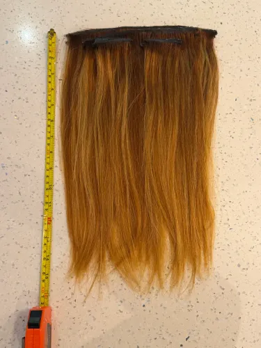 Cabelo humano brasileiro 60g 40cm