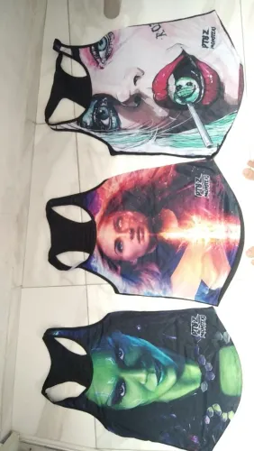 CAMISETAS FEMININAS PARA ATIVIDADES FÍSICAS OU USO CASUAL. NOVAS!!! VARIAS ESTAMPAS