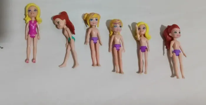 Lote de bonecas polly mattel