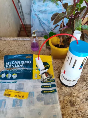 Kit caixa acoplada