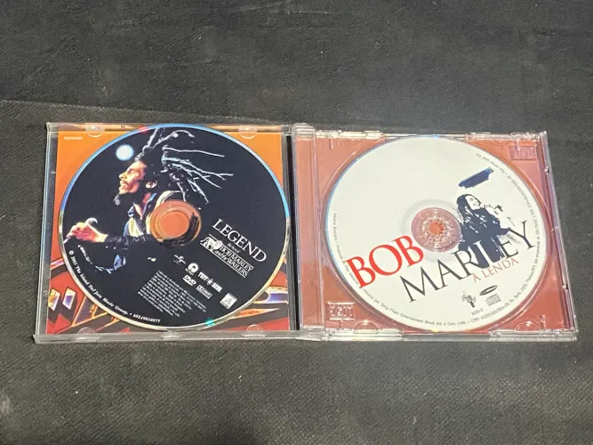 Lote Bob Marley - CD "A Lenda" + DVD "Legend" (Originais)
