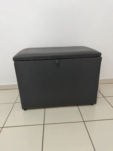 Puff Baú: Organizador e Assento Retangular