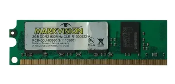 Memória RAM Markvision DDR2 2gb 800mhz Desktop