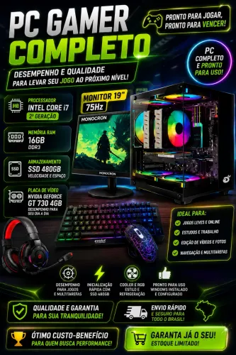 Computador completo.