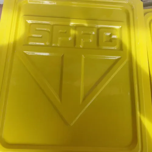 Forma para fazer quadro de time de futebol de gesso 48 de altura por 37 largura 